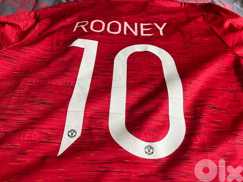 manchester united 2020/2021 limited edition adidas   rooney jersey 6