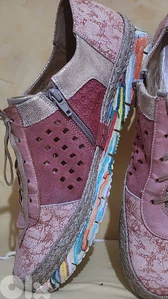 Maciejka espadrilles real leather shoes size 40 6