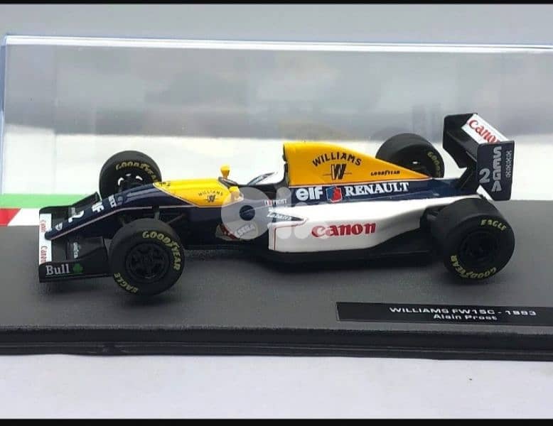 Alain Prost Williams FW15C ('93) diecast car model 1;43. 6