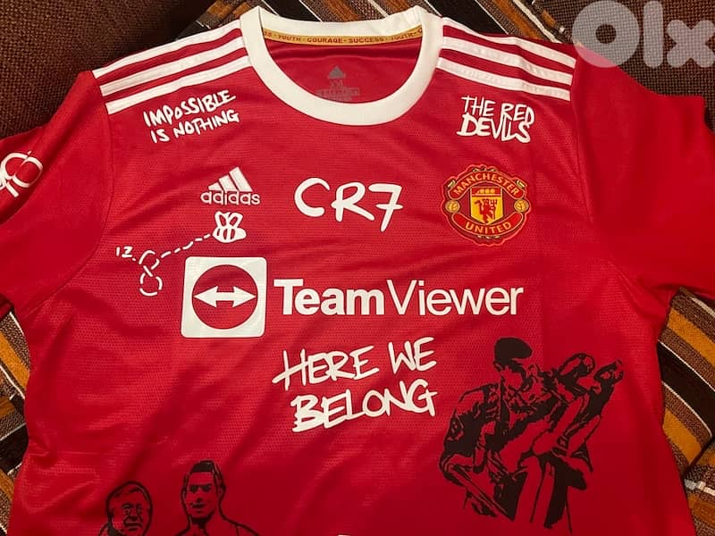 manchester united 2022 cr7 home adidas shirt ronaldo special edition 0