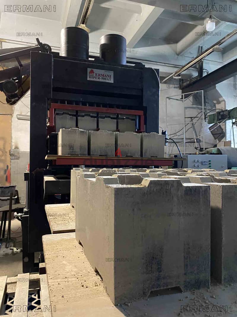 Hiper-500AT - press for block, brick, paving 4