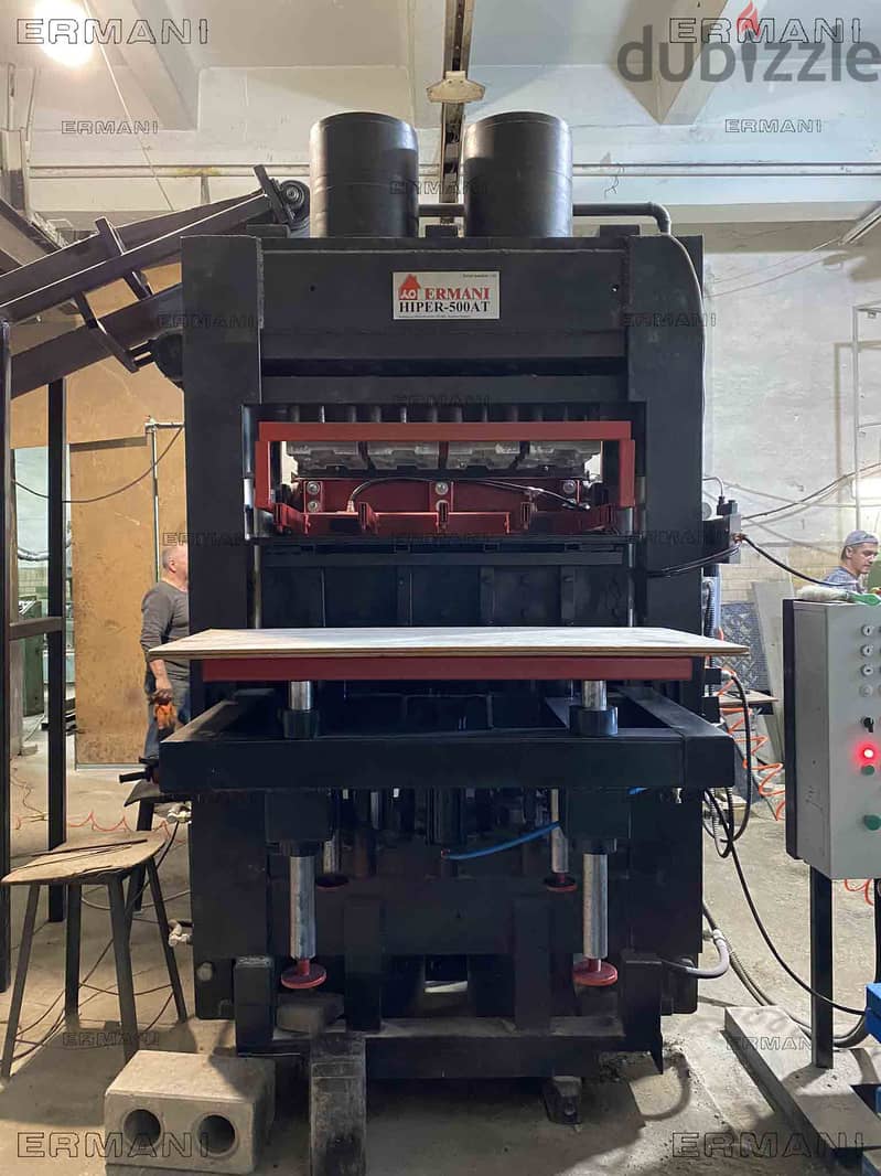 Hiper-500AT - press for block, brick, paving 7