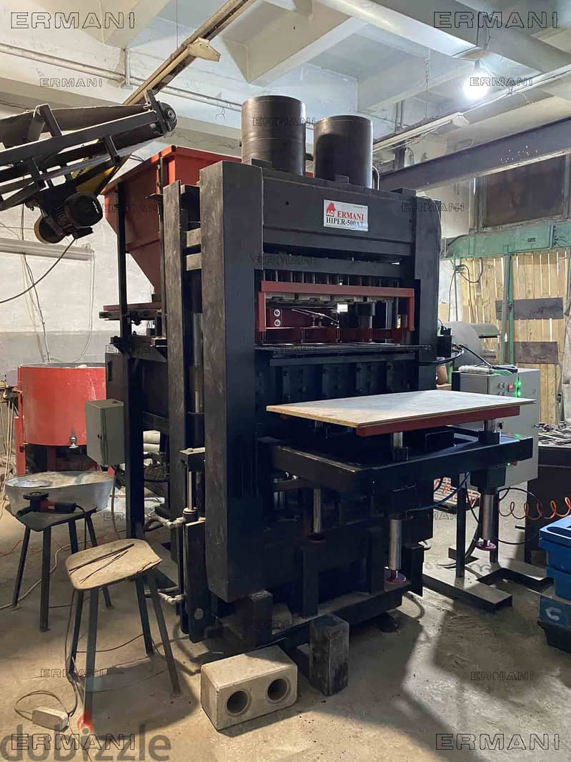 Hiper-500AT - press for block, brick, paving 8