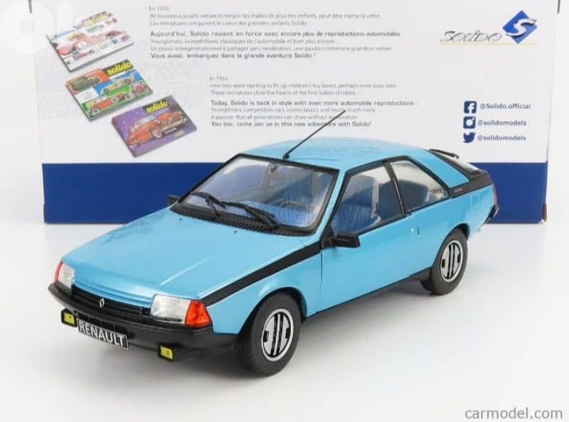 Renault Fuego GTS (1980) diecast car model 1;18. 0