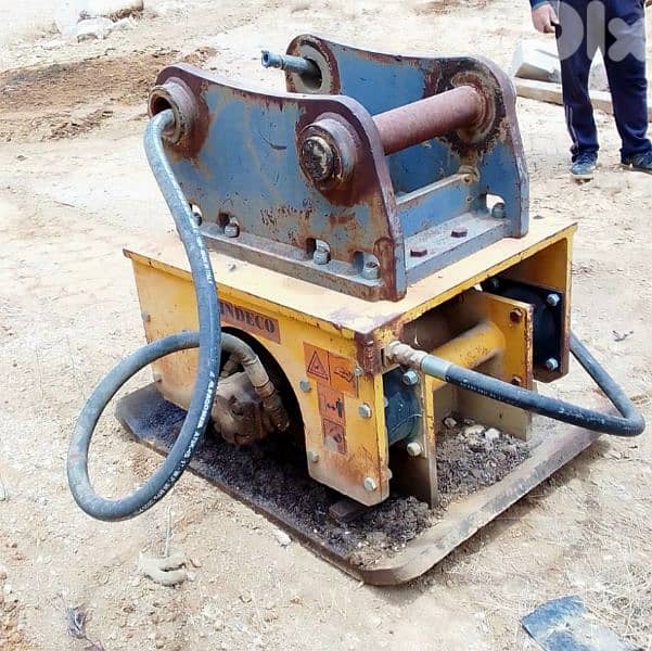 plate compactor for excavator 1300kg INDECO Spain wapp 03013555 0