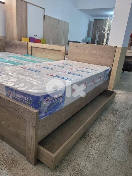 Bed 100cm + Drawer 0