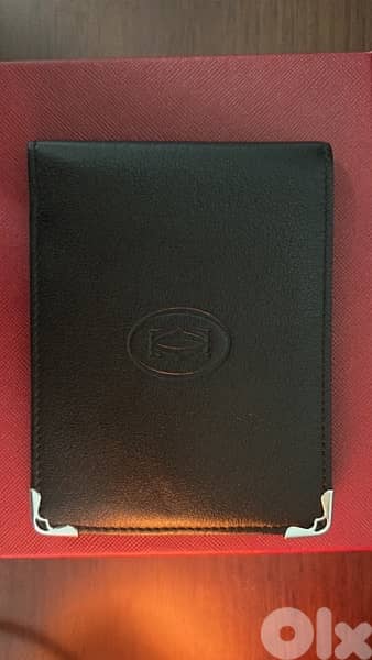 Authentic Cartier 6-Credit Card Mens Wallet, Must de Cartier 5