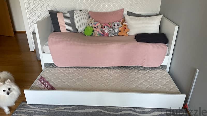 kids bed with extra drawer 0