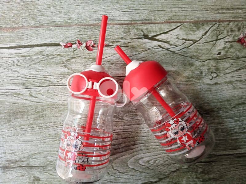 leak proof glass bottles+straws 1