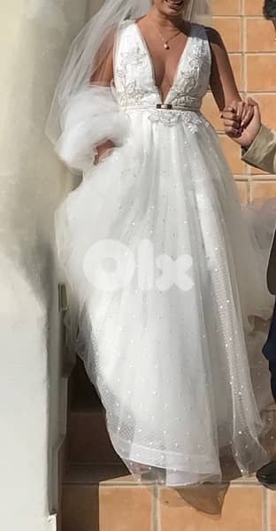 Alma Wedding Dress by Lazaro Bridal 3