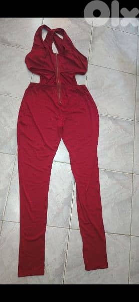 jumpsuit bordo s to xxL 2