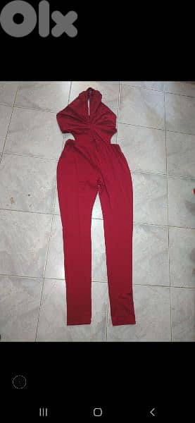 jumpsuit bordo s to xxL 5