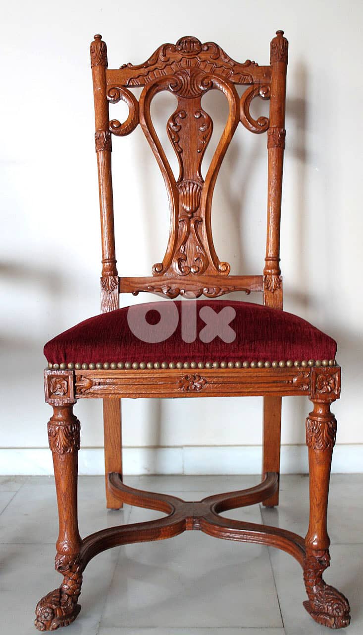 Vintage Luxury Dining Room - Oak Solid Wood – Hand Made @ 5000$ 2