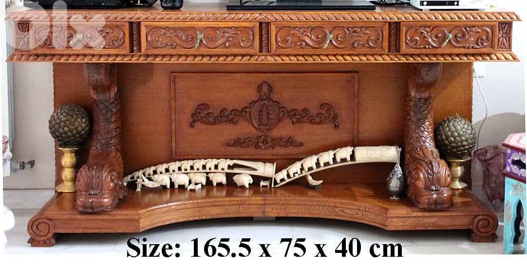 Vintage Luxury Dining Room - Oak Solid Wood – Hand Made @ 5000$ 5