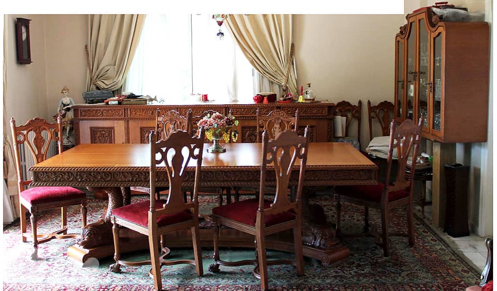 Vintage Luxury Dining Room - Oak Solid Wood – Hand Made @ 5000$ 7