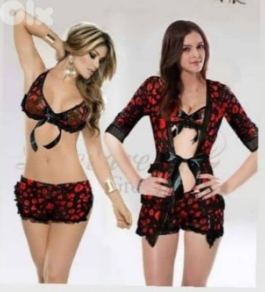 3pcs shorts bra w cardigan s to xL La Senza  bag +1$ 1