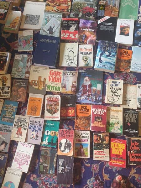 200 books in english & french for sale 4