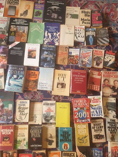 200 books in english & french for sale 5