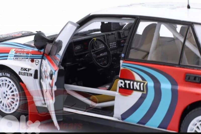Lancia Integrale HF (Rally Safari '91) diecast car model 1;18. 4