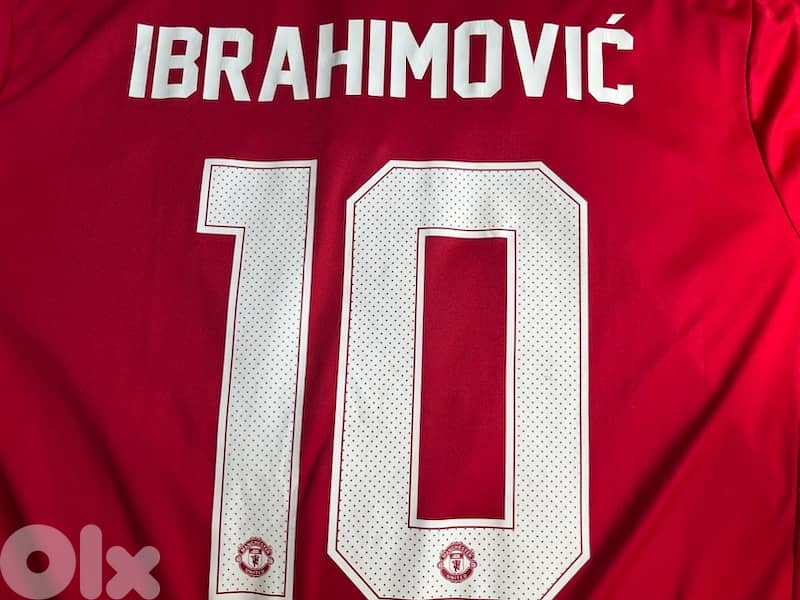 ibrahimovic 2018 season  manchester united home adidas kit 4