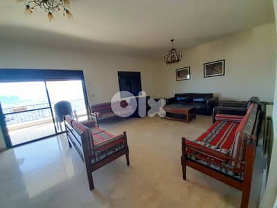 290 SQM  Apartment for Rent in Bikfaya, Metn with Mountain View