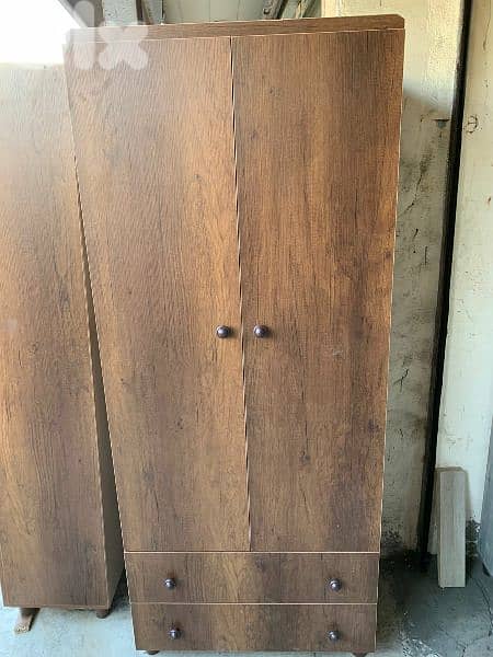 خزانة درفتين غميقة حجم وسط 80سم 0