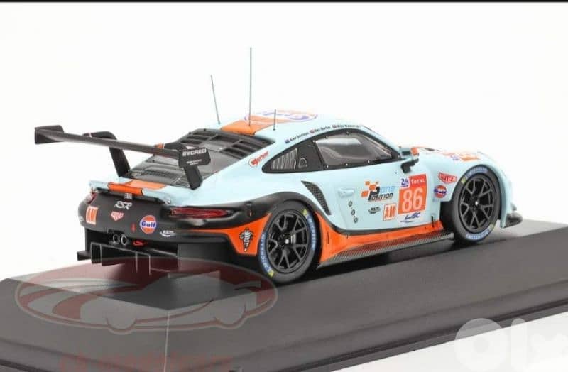 Porsche 911 RSR (24H Le Mans 2018) diecast car model 1;43. 3