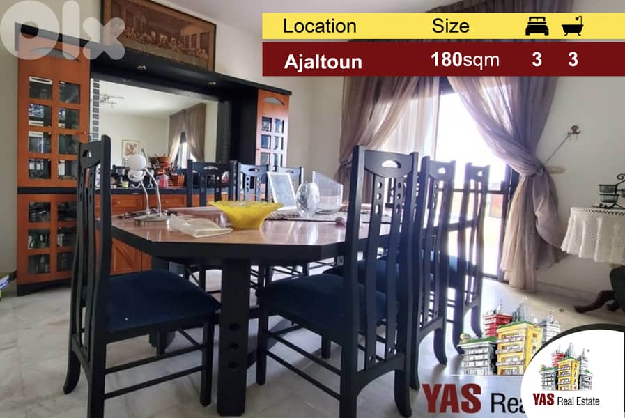 Ajaltoun 180m2 | Excellent Condition | Luxury | Panoramic View | 0