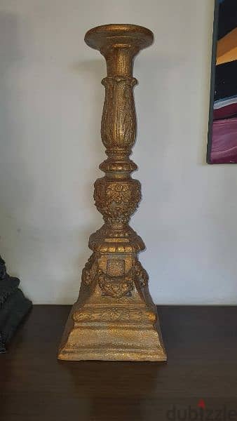 torchere used to hold light as candle