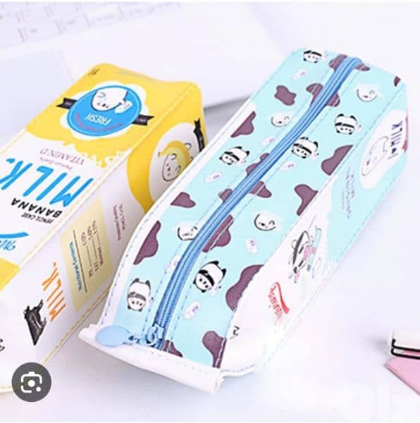 cute milk bottle shape stationery pouch 3