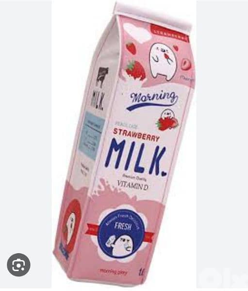 cute milk bottle shape stationery pouch 4