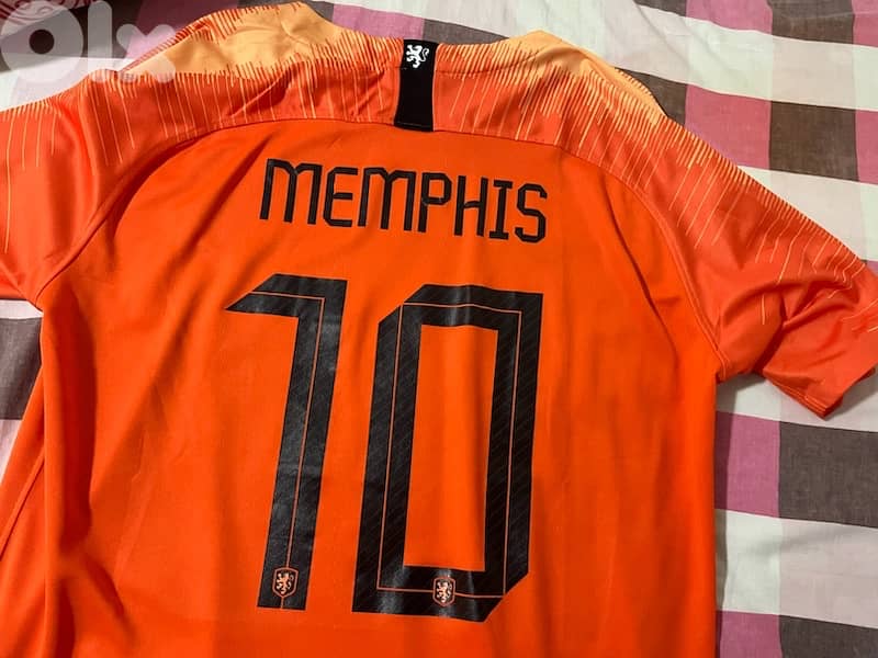 Netherlands world cup Memphis depay 10 nike Home kit 2018 0