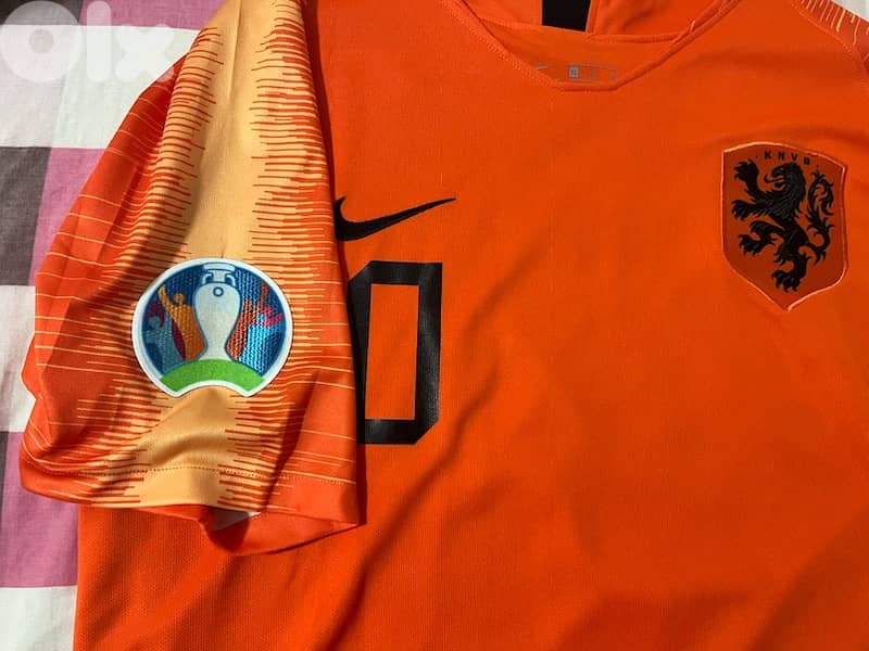 Netherlands world cup Memphis depay 10 nike Home kit 2018 2