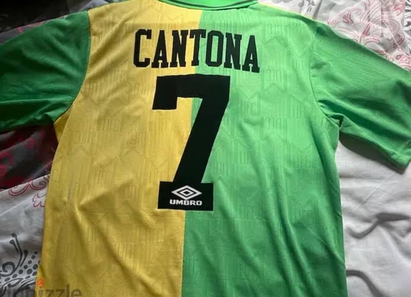 cantona 7 manchester united 1994 rare shirt umbro 1