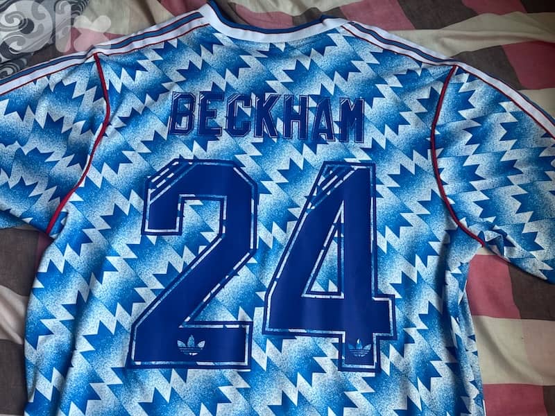 Manchester United David Beckham 24 /1992 limited edition adidas jersey 0
