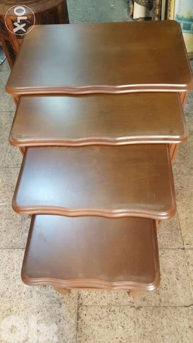 طقم طاولات 4 قطع تركي مميز 0