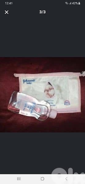 johnsons baby oil 500ml+ lotion 200ml with big bag waterproof 3