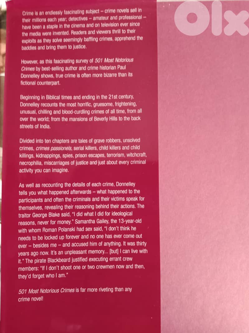 501 Most Notorious Crimes 2