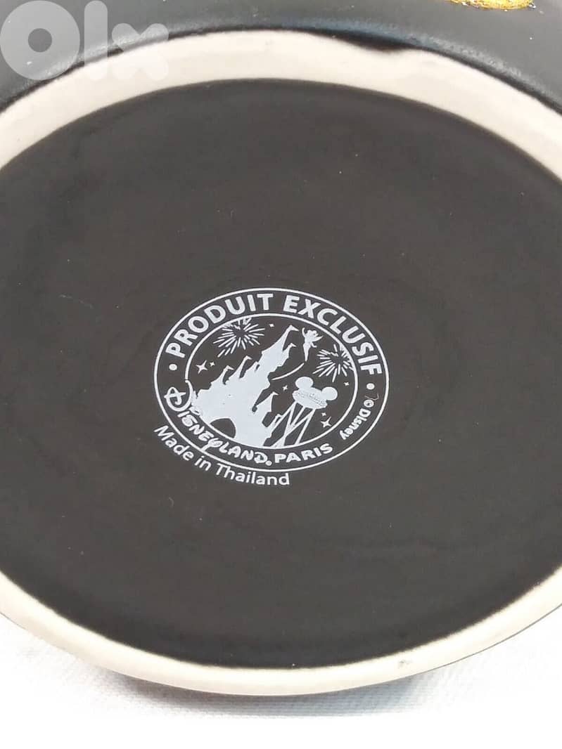 Disneyland Paris Mickey Mouse Black Yellow mug plus bol 2