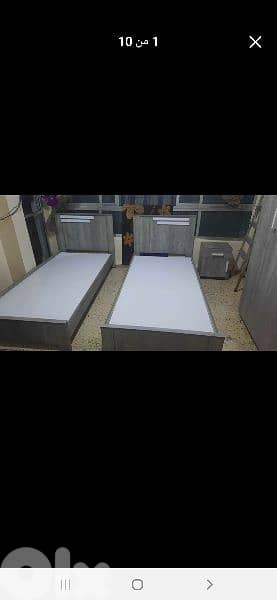 تختين مفرد وكمود صغيرة 0