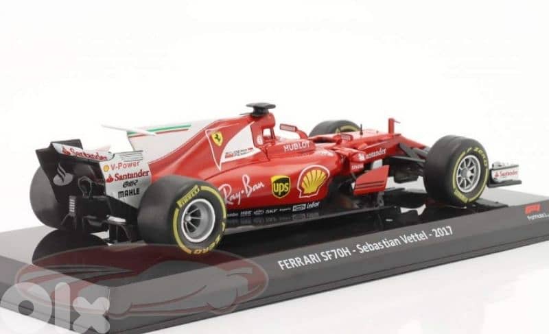 Sebastien Vettel Ferrari SF70H (2017) diecast car model 1:24. 2