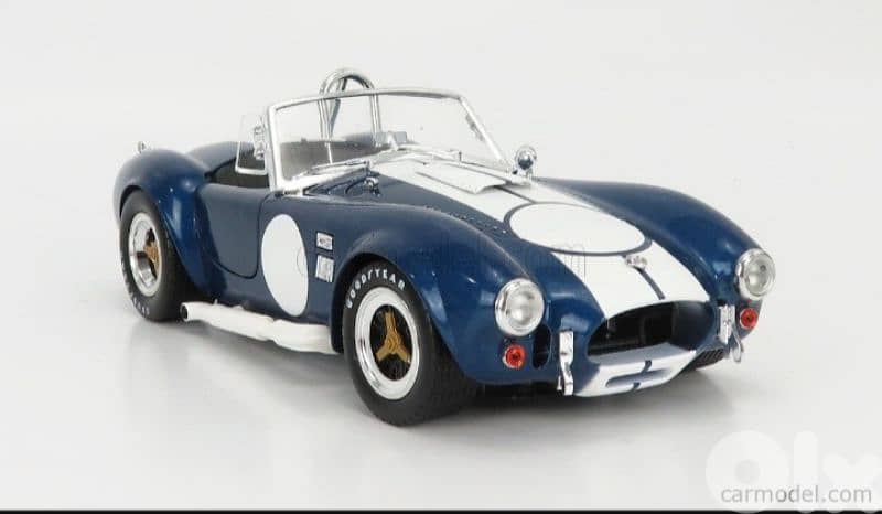 Shelby Cobra 427 diecast car model 1;18. 3