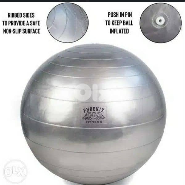 Anti-Burst Fitness Ball with Pump/ 4$ delivery 2