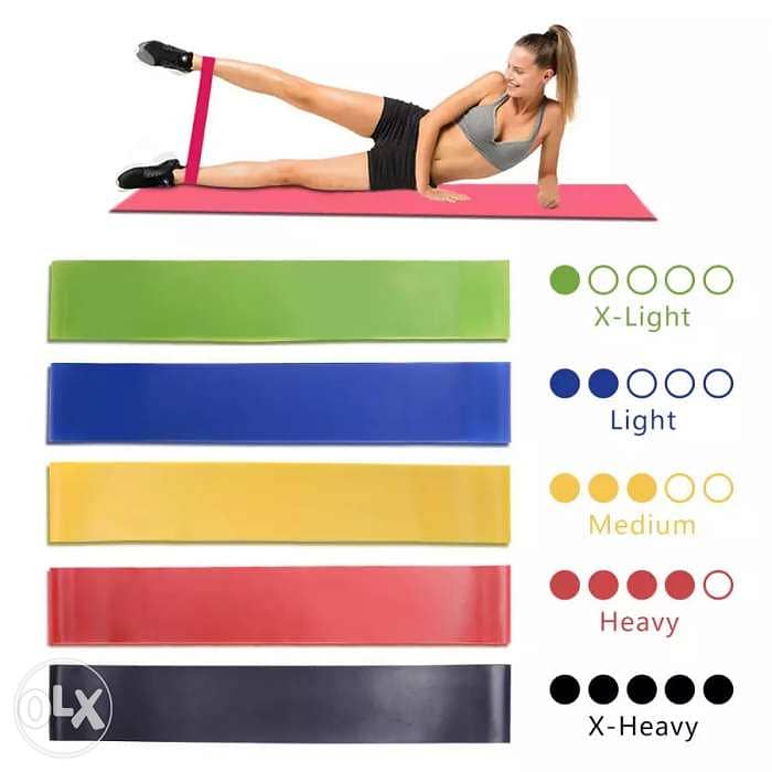5 levels Yoga Resistance Rubber Bands for 6$ 0