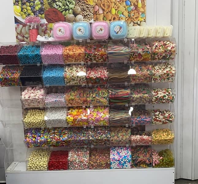 صندوق علبة بن بزورات بهارات candies candy plexi glass casier box boxes 9