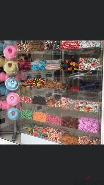 صندوق علبة بن بزورات بهارات candies candy plexi glass casier box boxes 11