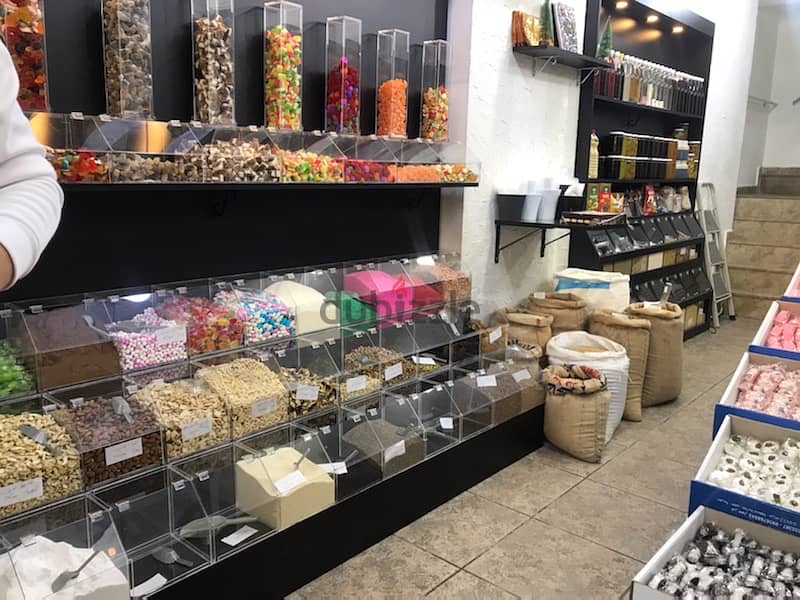 صندوق علبة بن بزورات بهارات candies candy plexi glass casier box boxes 14