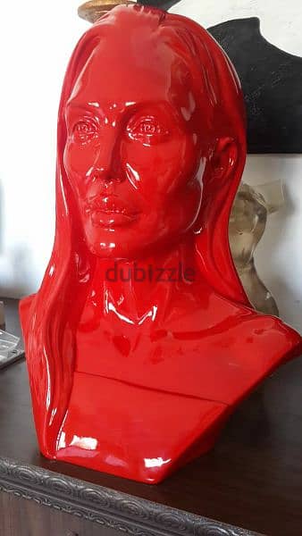 Angelina Jolie buste sculpture resin material 1