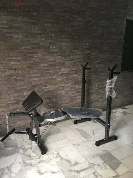 very special offer bench adjustable with legs and biceps new in box 0