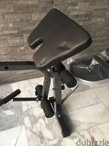 very special offer bench adjustable with legs and biceps new in box 6